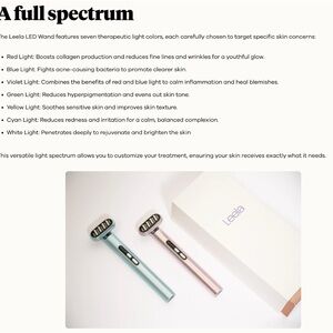 Leela LED Wand for Face from Aveda Juut Salon